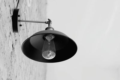 Close-up of hanging light