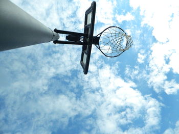 Low angle view of cloudy sky