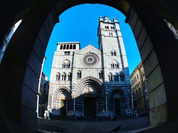 Low angle view of built structure