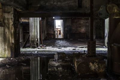 Corridor of old building