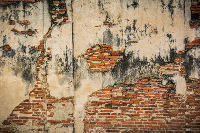 Full frame shot of weathered wall