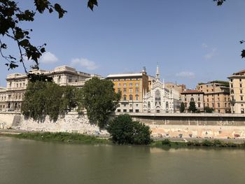 Buildings at waterfront