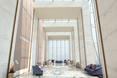 Interior of modern building