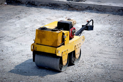 View of construction site in city