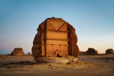 Scenic view of rock formations