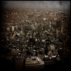 Aerial view of city