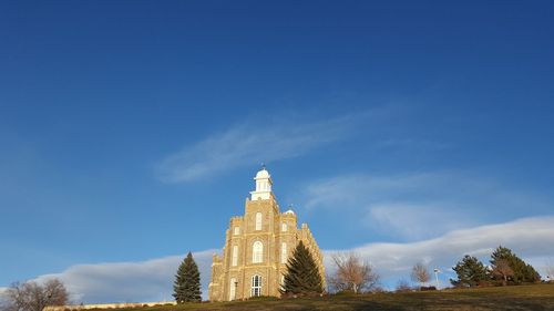 View of cathedral against cloudy sky