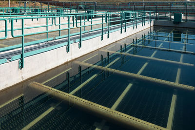 Tanks at a water treatment plant in arequipa, peru