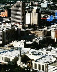 Aerial view of city