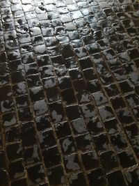 Full frame shot of abstract pattern on street