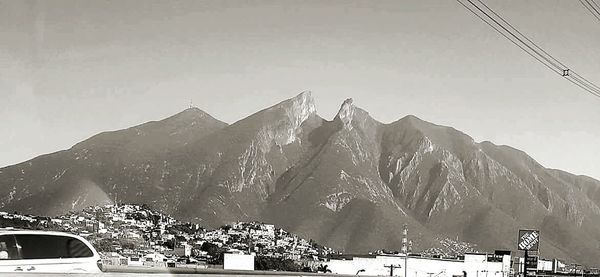 View of mountain range