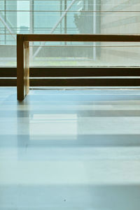 View of staircase in building