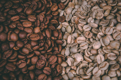 Full frame shot of coffee beans