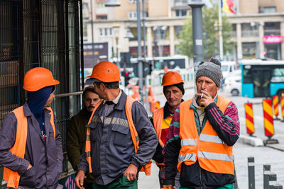 Group of people standing outdoors