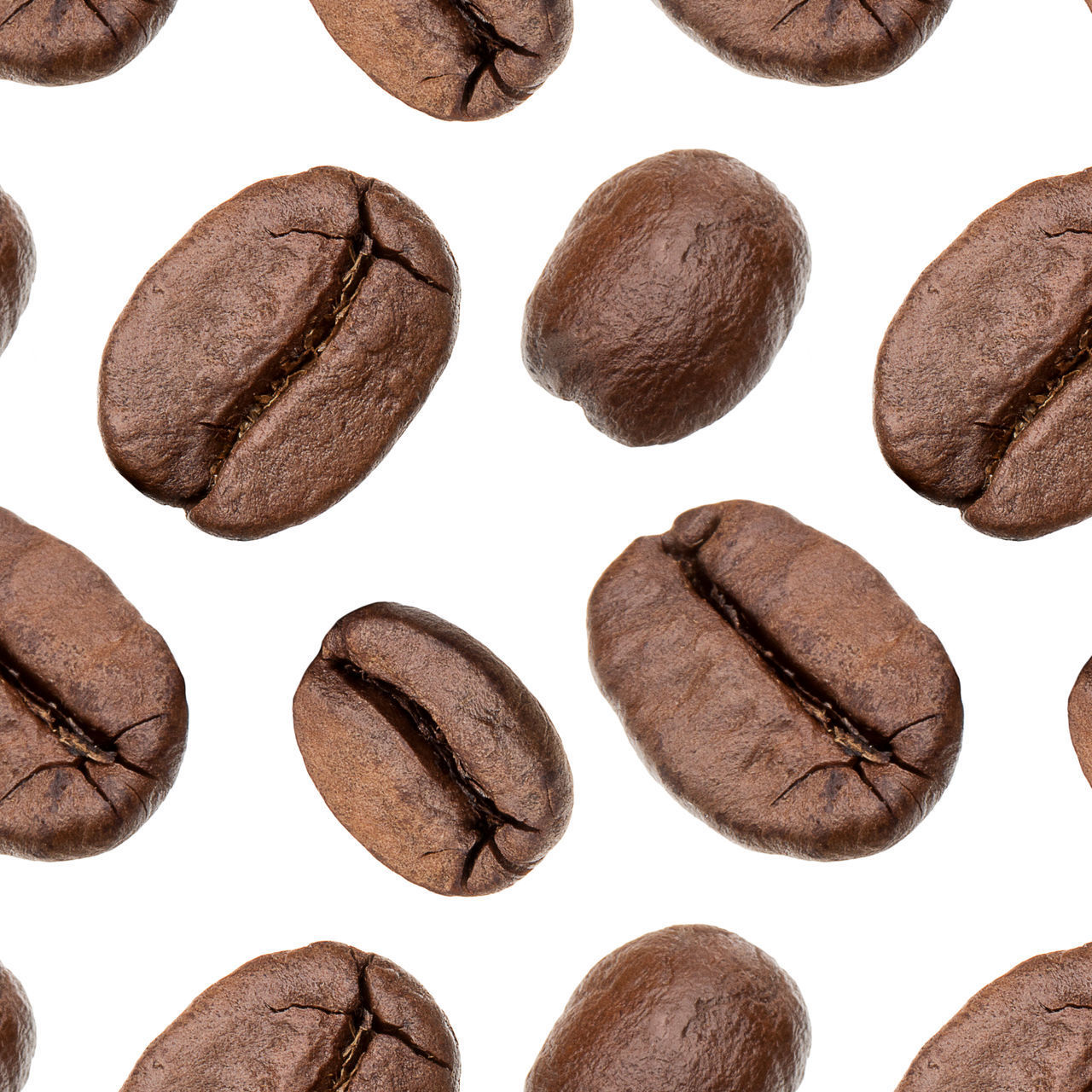 DIRECTLY ABOVE SHOT OF COFFEE BEANS