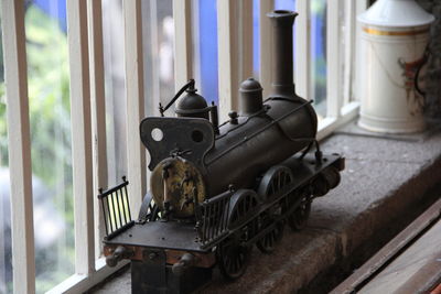 Old train in museum