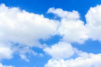 Low angle view of clouds in sky