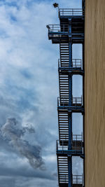 Low angle view of building against sky