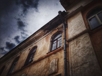 Low angle view of building against sky