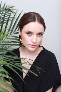 Portrait of young woman