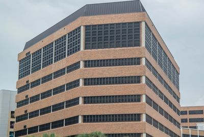 Low angle view of building against sky