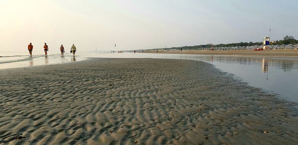 Group of people on beach