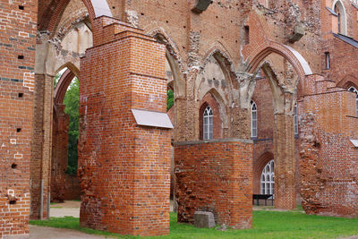 Exterior of old building