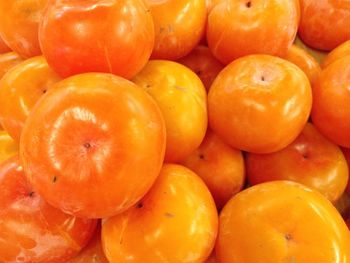 Full frame shot of oranges in market