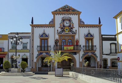 Low angle view of church