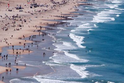 Aerial view of beach