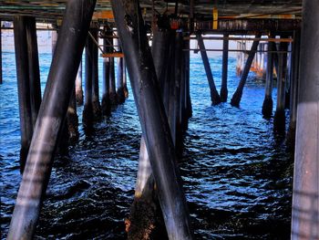 Built structure in water
