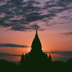 Scenic view of sky at sunset