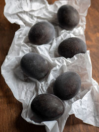 High angle view of food