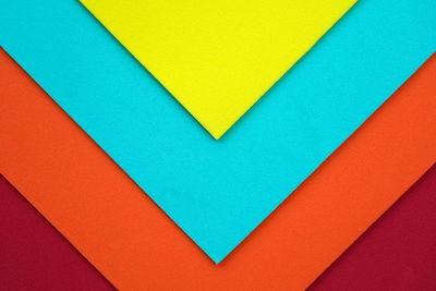 Full frame shot of multi colored paper