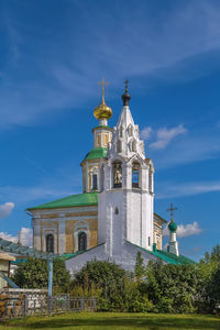 Church of the martyr george the victorious in vladimir city center, russia