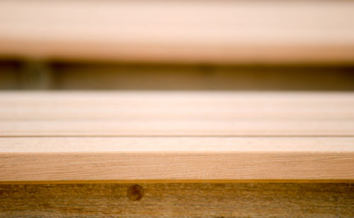 Close-up of lizard on wood