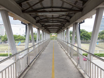 View of elevated walkway