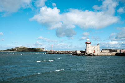 Lighthouse of howth harbour 