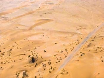 Full frame shot of sand at beach