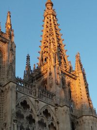 Low angle view of temple