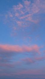 Low angle view of dramatic sky during sunset