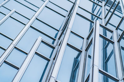 Low angle view of glass building