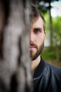 Portrait of young man