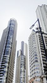 Low angle view of buildings against sky