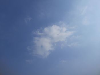 Low angle view of clouds in sky