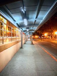 Empty subway tunnel