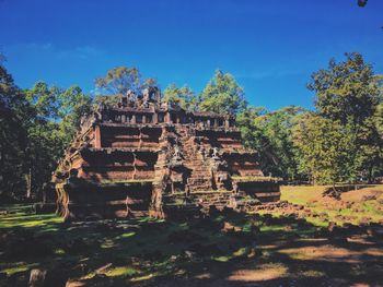 View of temple against sky