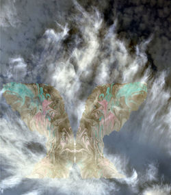 Digital composite image of sea water