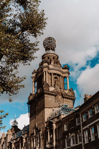 Low angle view of historic building against sky