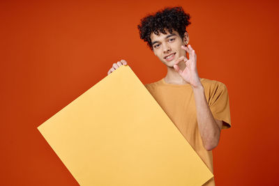 Portrait of a smiling young man